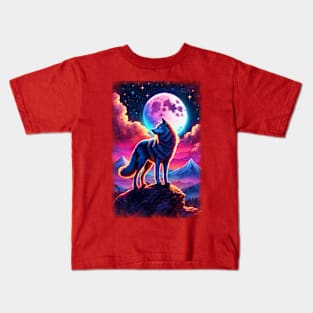 Wolf Moon Kids T-Shirt